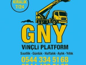 GNY PLATFORM SEPETLİ VİNÇ KİRALAMA