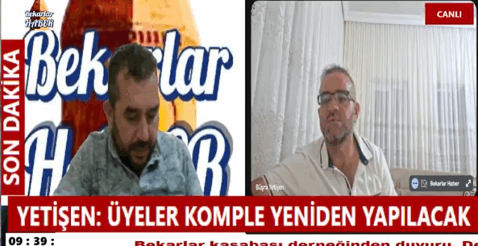 AYDIN YETİŞEN: ÜYELER YENİDEN SİLBAŞTAN OLACAK