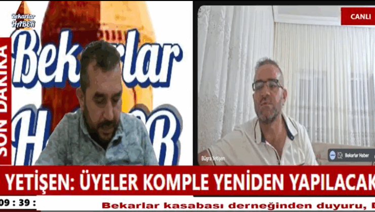 AYDIN YETİŞEN: ÜYELER YENİDEN SİLBAŞTAN OLACAK